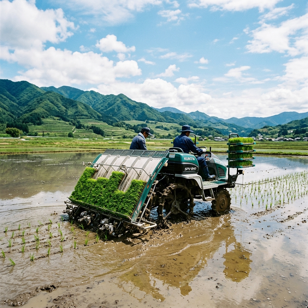 AgriMachina Prime X1 Autonomous Rice Transplanter